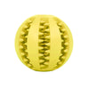 a yellow ball with spikes on it on a white background